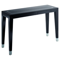Limited, Orsi, Console, High Gloss Lacquered Black Finish