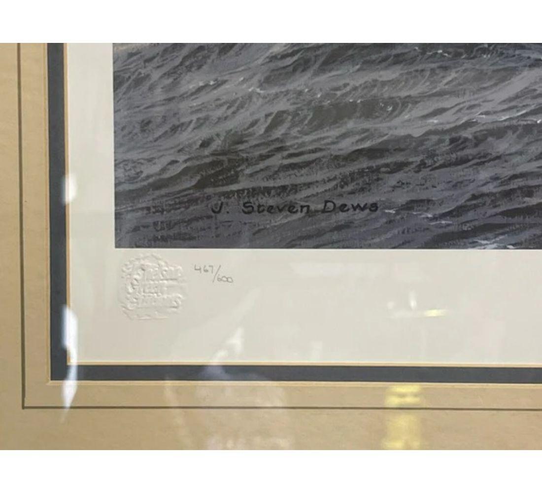 Verre Impression limitée 467/600 de J. Steven Dews, « The Tweed in the Channel Campaign », 1875 en vente