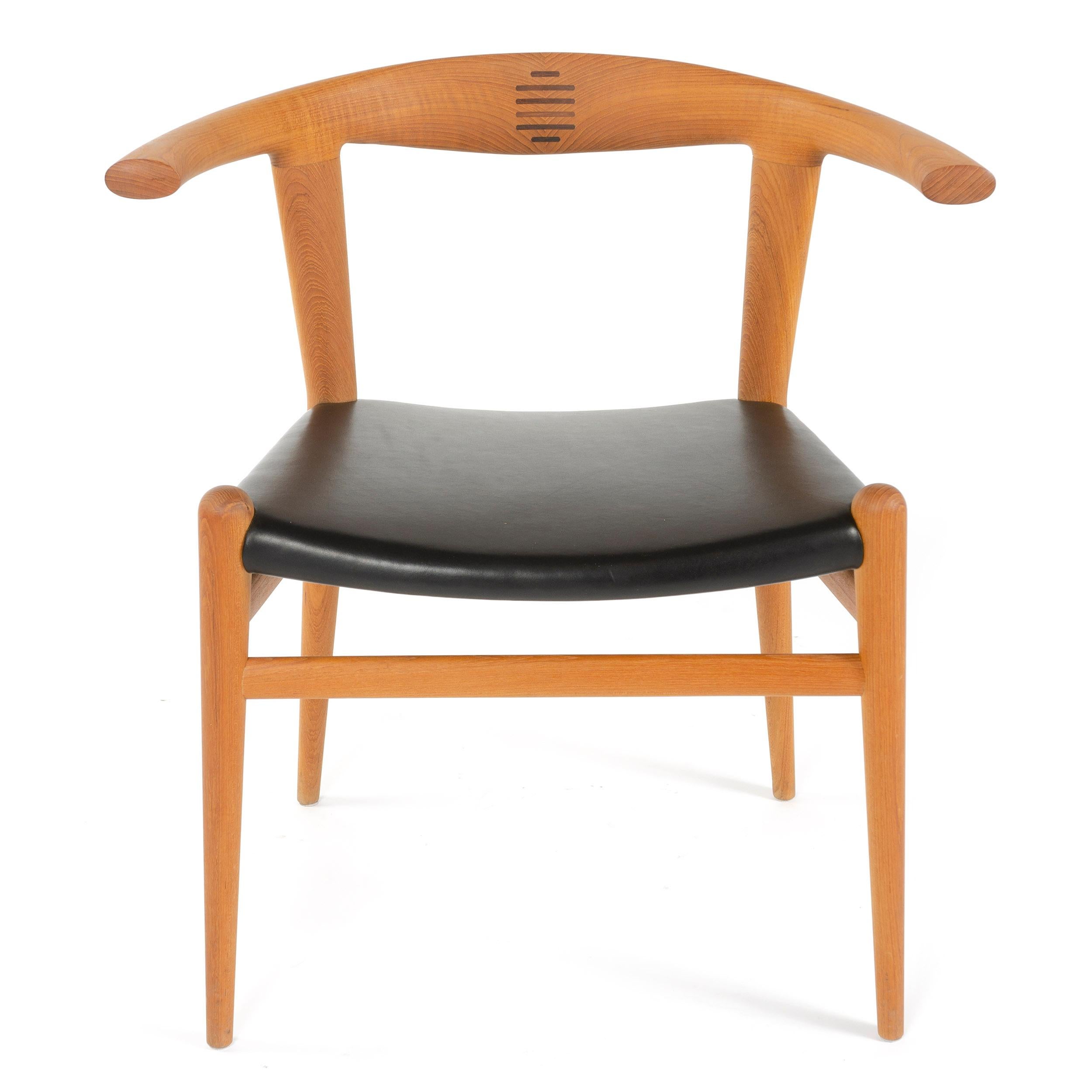Danish PP518 Limited Production Bullhorn Chair Set of 8 by Hans J. Wegner for PP Møbler
