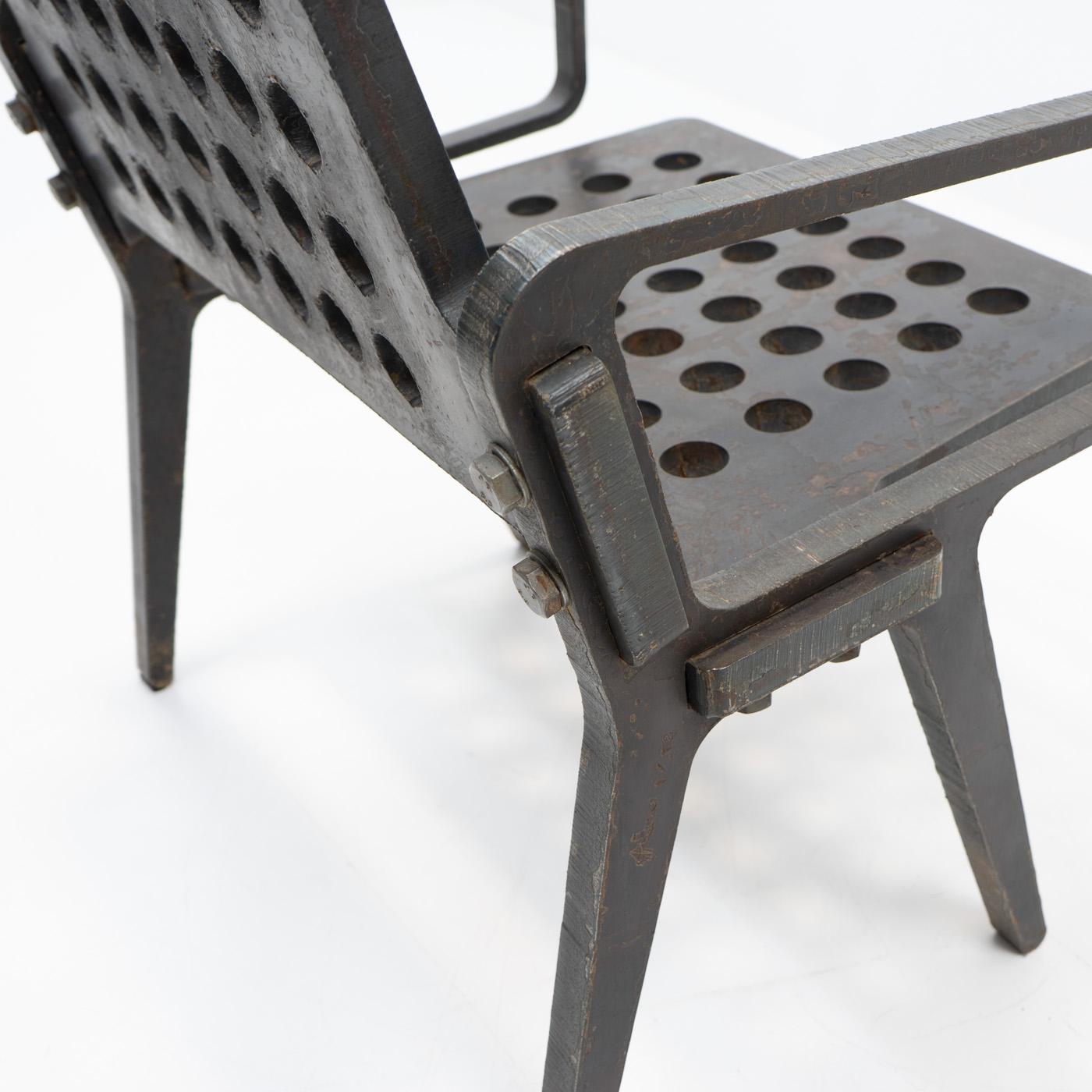 Originaler Tom Dixon-Stuhl mit Flammenschliff aus der limitierten Serie - 2000er Jahre im Angebot 2