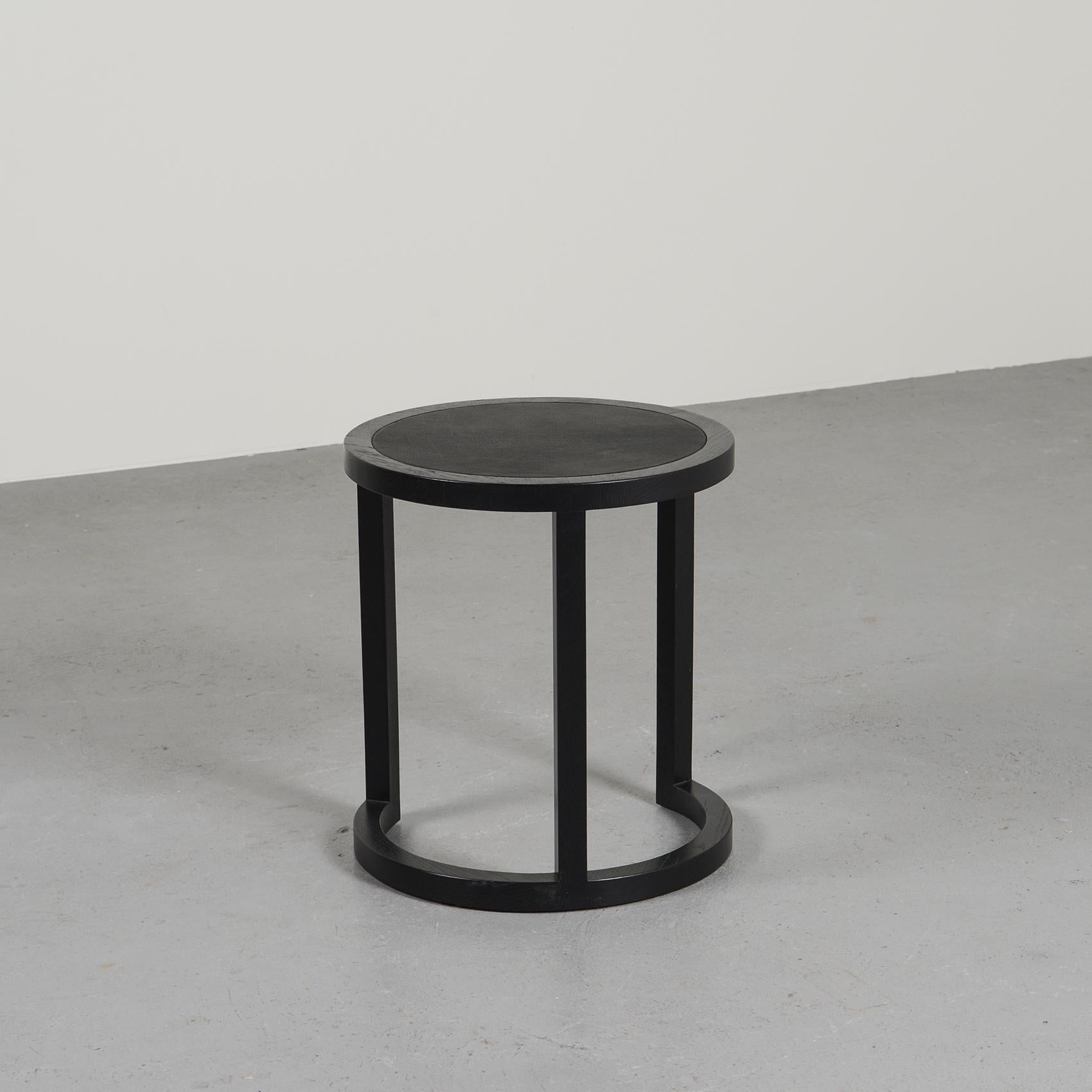 Limited Series Wood and Leather Nesting Tables by Stefan Zwicky for De Sede For Sale 4