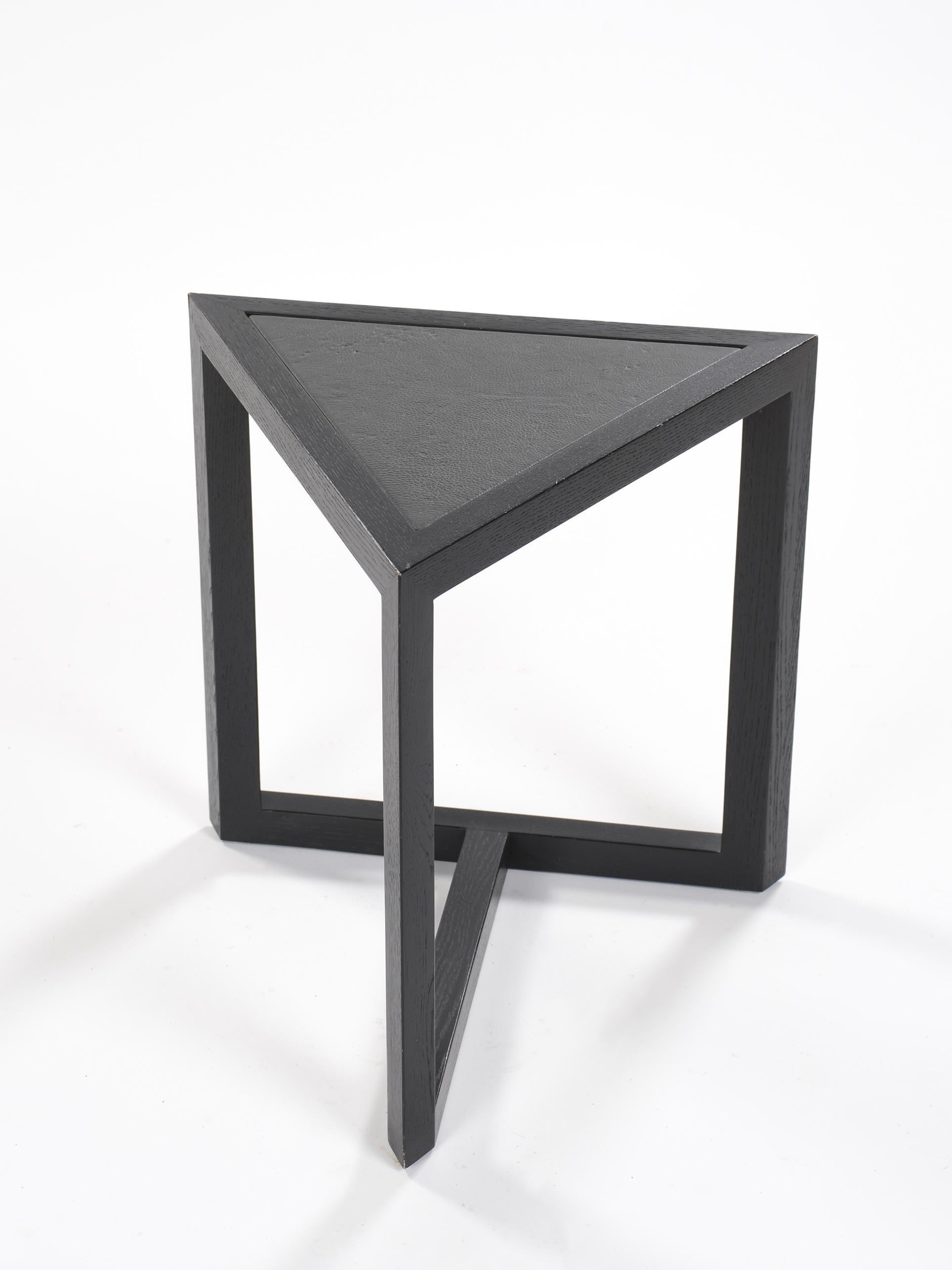 Limited Series Wood and Leather Nesting Tables by Stefan Zwicky for De Sede For Sale 2