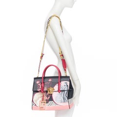 limited VERSACE Palazzo Empire Medium Greca Magna Pop Medusa purple satchel bag