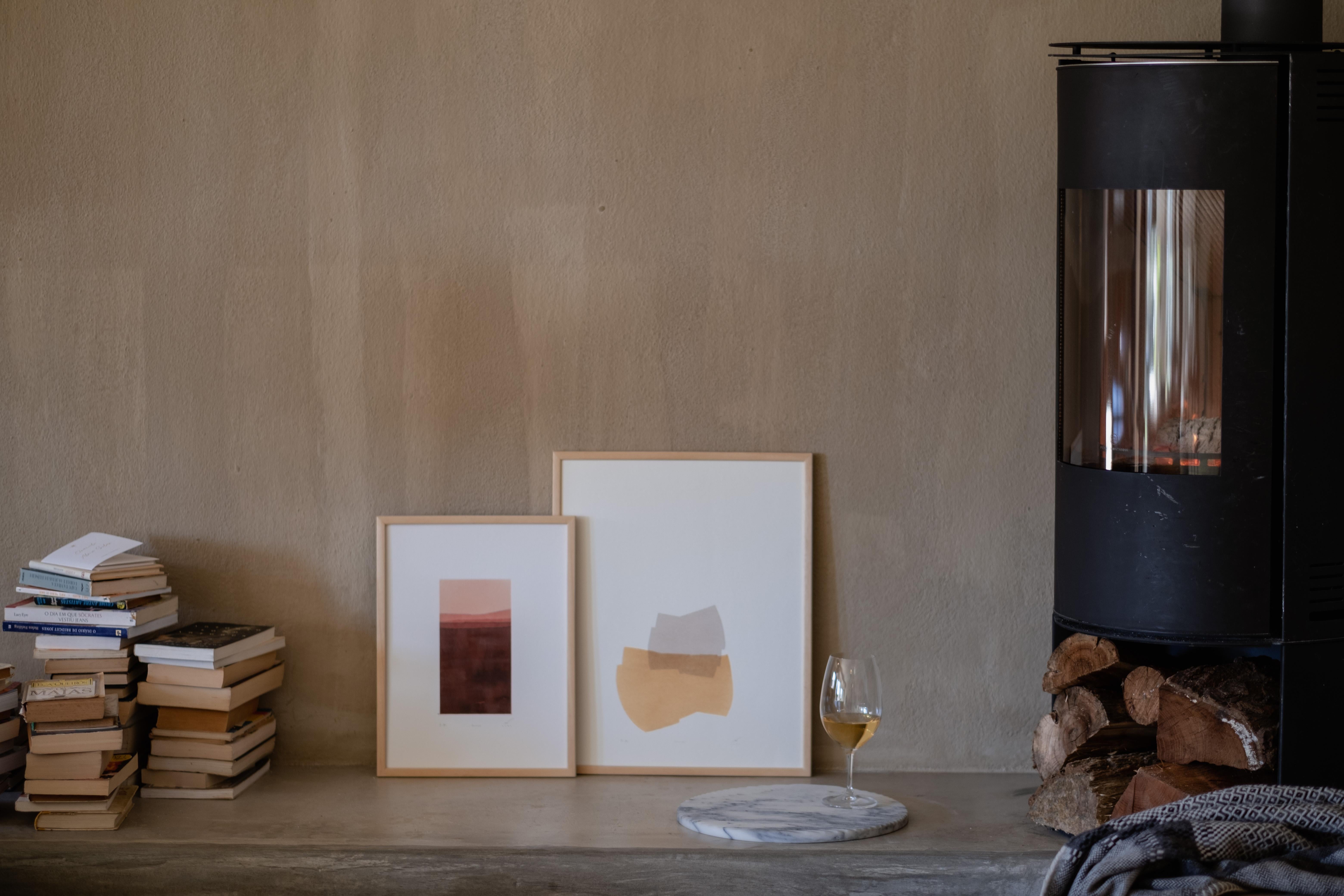 LIMMA - Minimalistischer moderner Aquarelldruck im Angebot 3