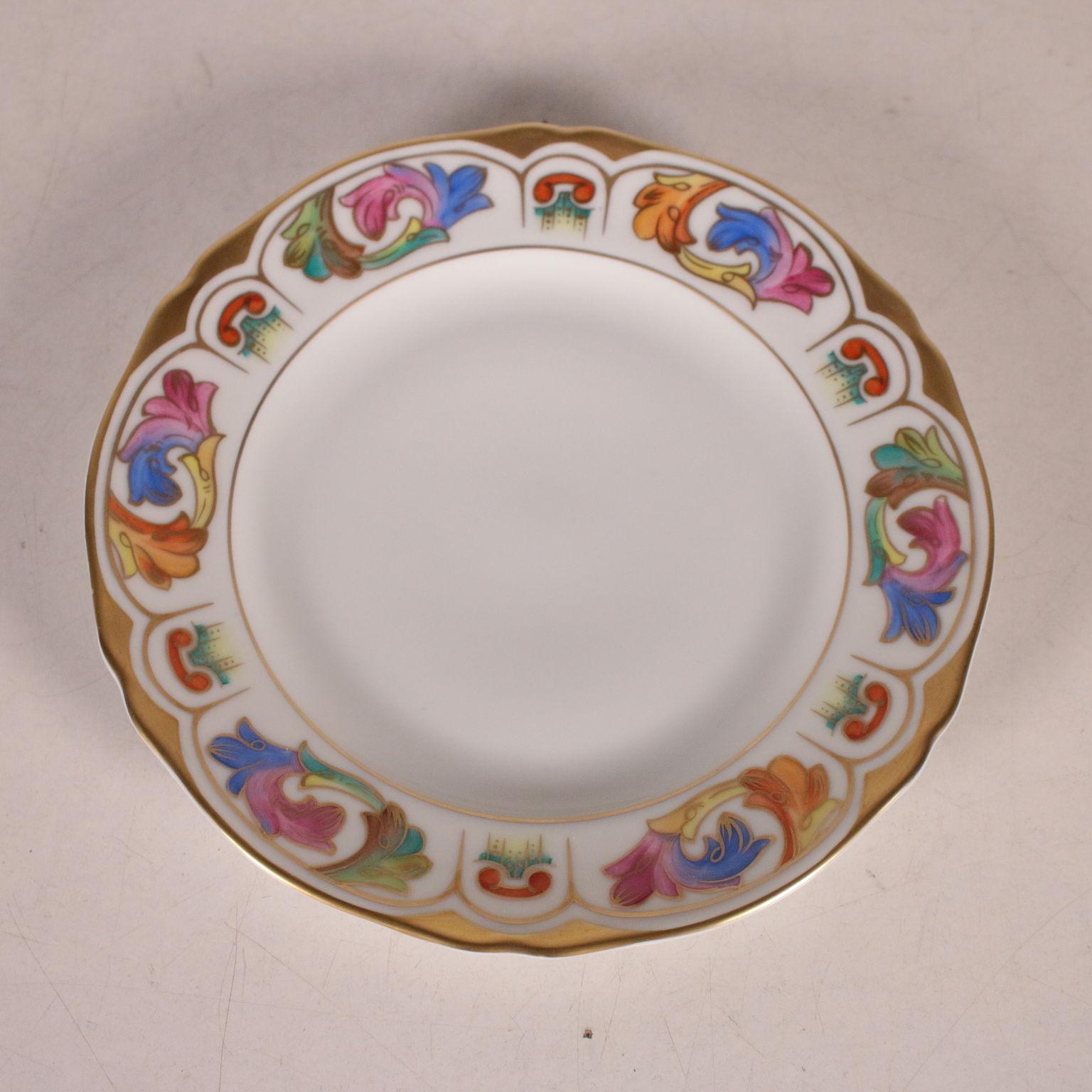 Limoges Dishes, Tea, Coffee Service, Porcelain, France, 20th Century 5