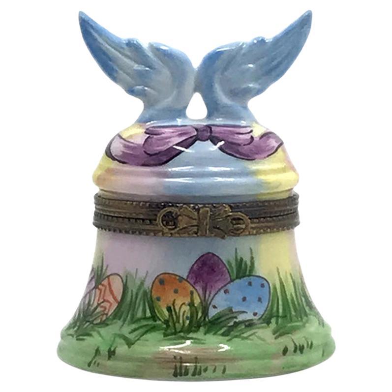 Limoges Easter Egg Hunt Trinket Box For Sale