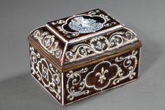 Limoges Enamel Keepsake Box. Second part of the 19th Century.
