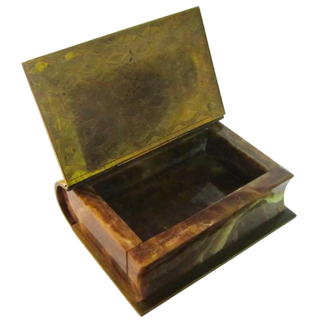 French Limoges-Enamelled Bronze Box For Sale