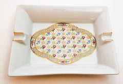 Limoges France Cigar Ashtray Porcelain Dish Catchall