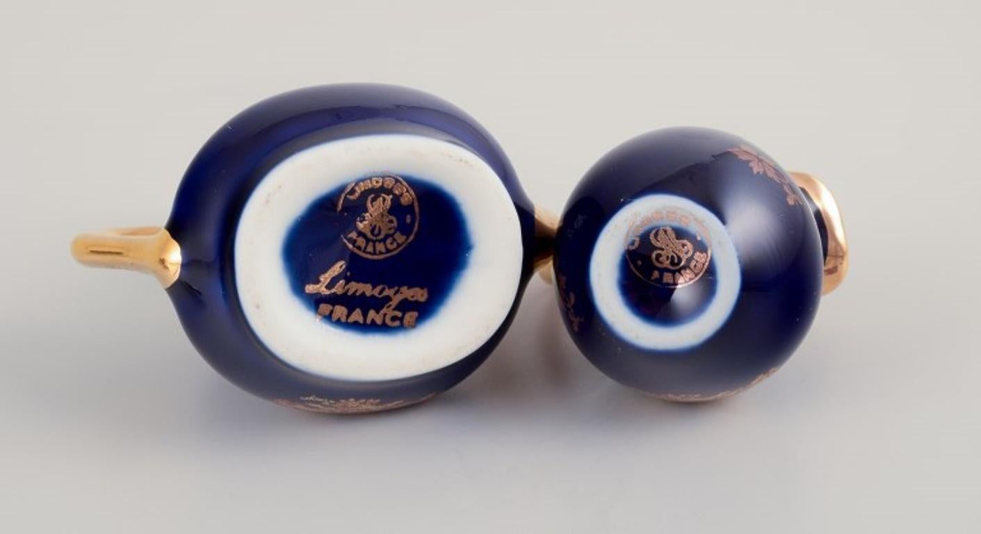 Limoges, France. Five pieces of miniature porcelain, 1970s For Sale 1