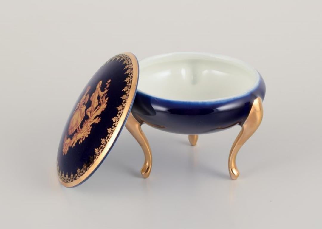 Late 20th Century Limoges, France. Five pieces of porcelain. Ca 1970. For Sale
