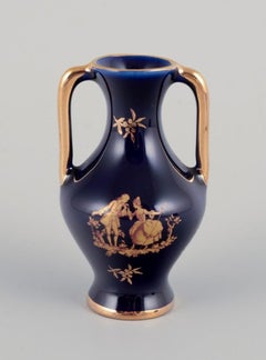 Limoges, France. Four pieces of porcelain miniatures, approx. 1970