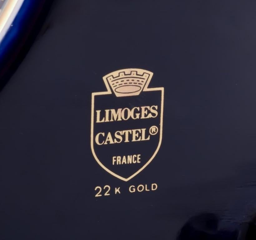Limoges, Francia. Cuatro instrumentos musicales de porcelana, años 70 en Excelente estado para la venta en Copenhagen, DK