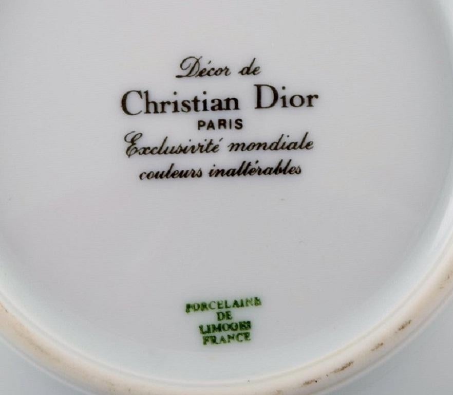 Français Quatre rares bols « Printemps » en porcelaine de Christian Dior de Limoges, France en vente