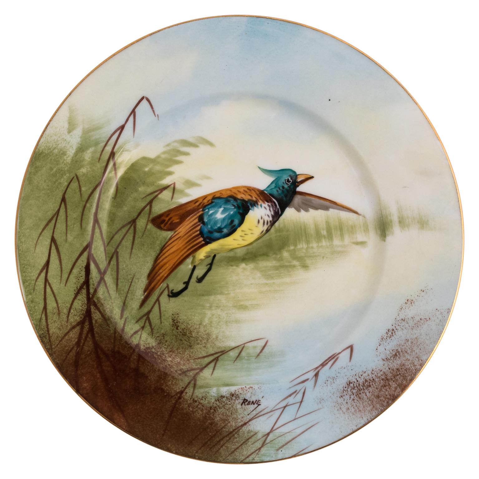 XX secolo Limoges Francia Gamebird Set di 13 pezzi in vendita