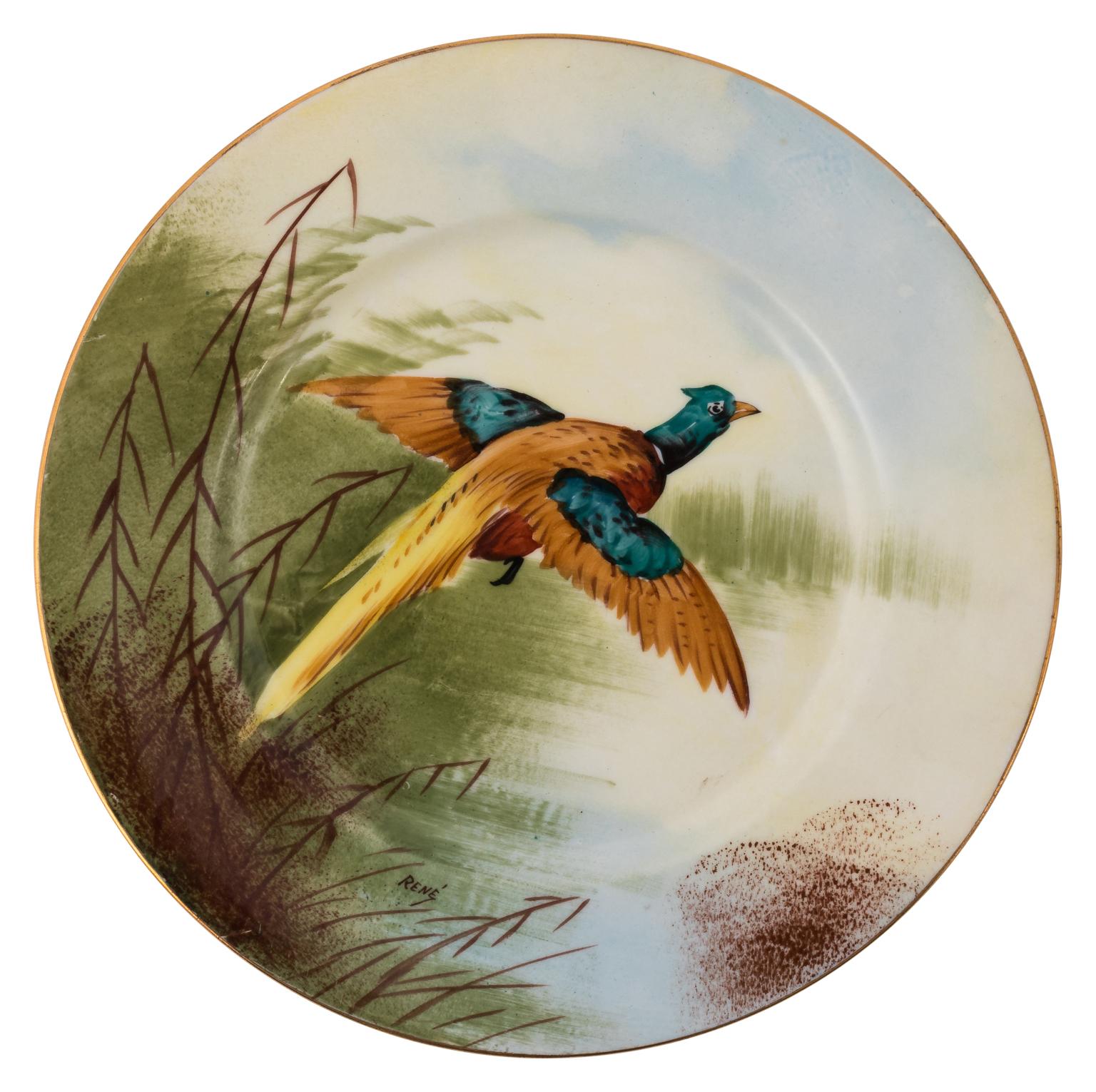 Limoges Francia Gamebird Set di 13 pezzi in vendita 1