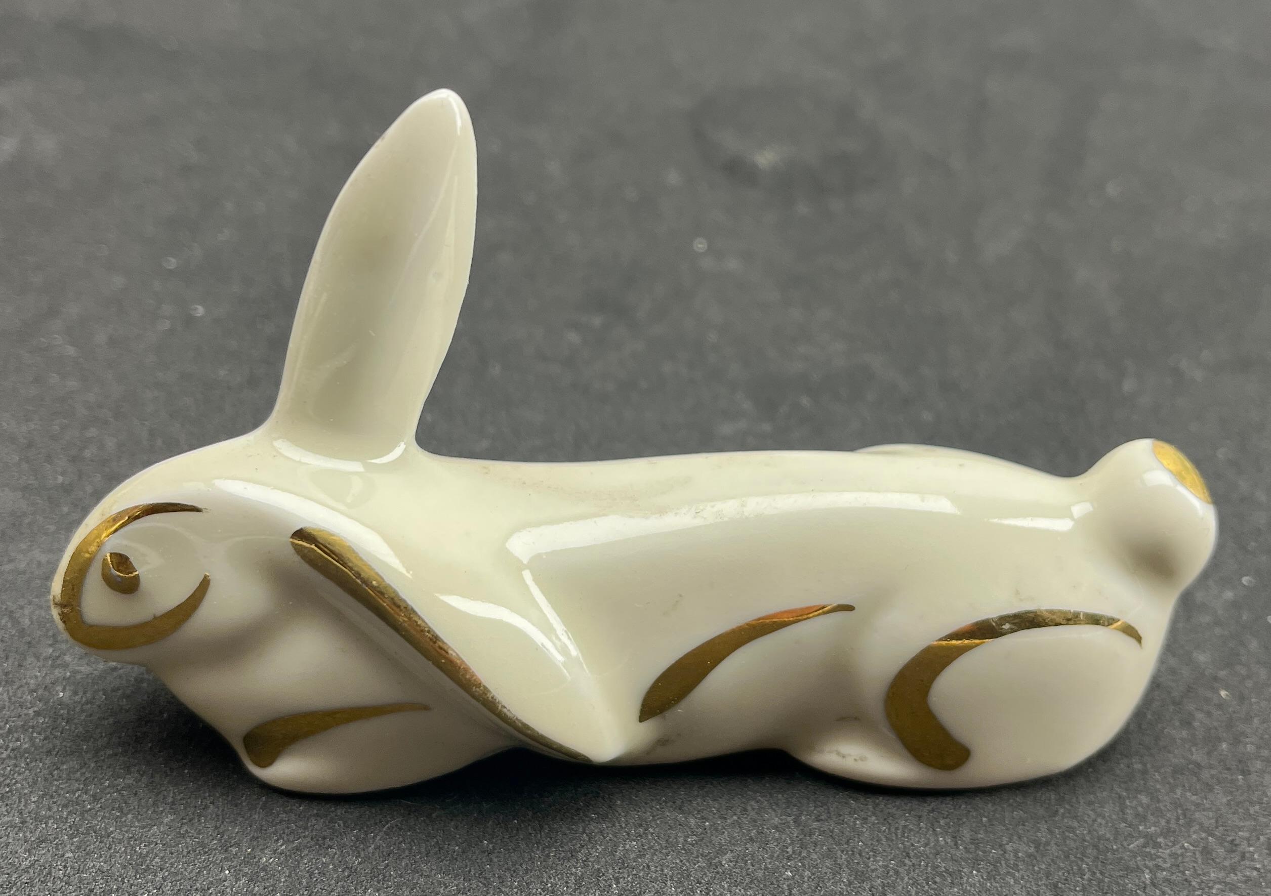 Hand-Crafted Limoges France Knife Rests, Set of 10 Animal Pieces
