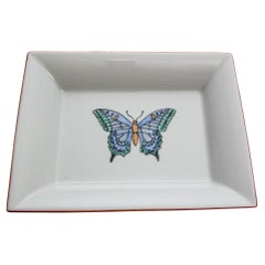 Limoges France Porcelain Dish Catchall Butterfly