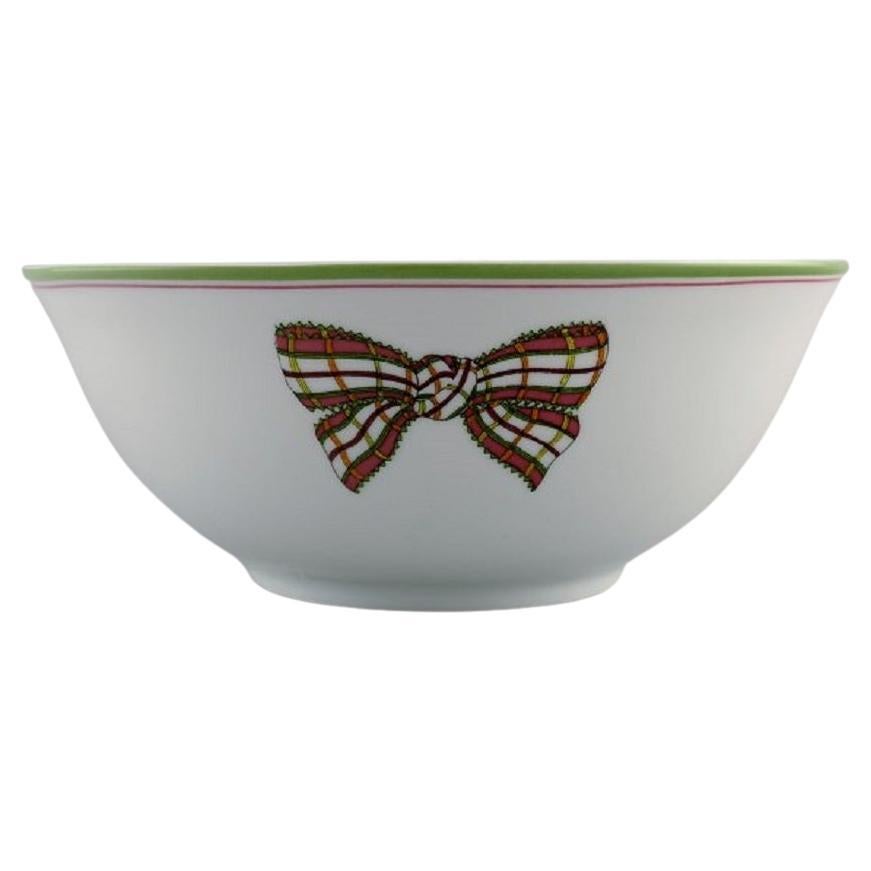 Limoges, France, Rare Christian Dior "Spring" Bowl in Porcelain For Sale