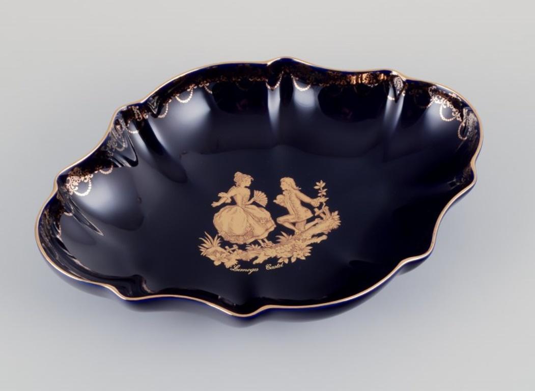 Limoges, France. Two porcelain serving platters. Approx. 1970 In Excellent Condition For Sale In Copenhagen, DK