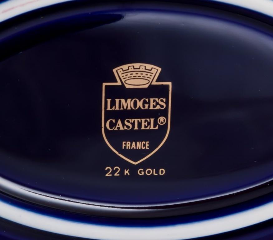 Limoges, France. Two porcelain serving platters. Approx. 1970 For Sale 1