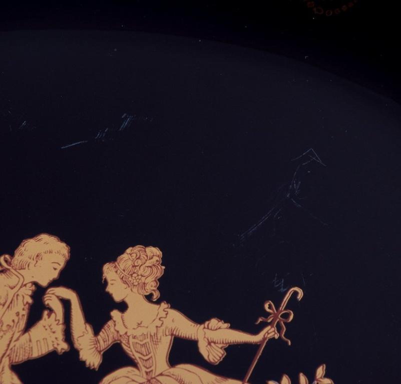 Limoges, France. Two porcelain serving platters. Approx. 1970 For Sale 2