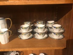 Limoges French Art Deco Coffee Tea Service for 12