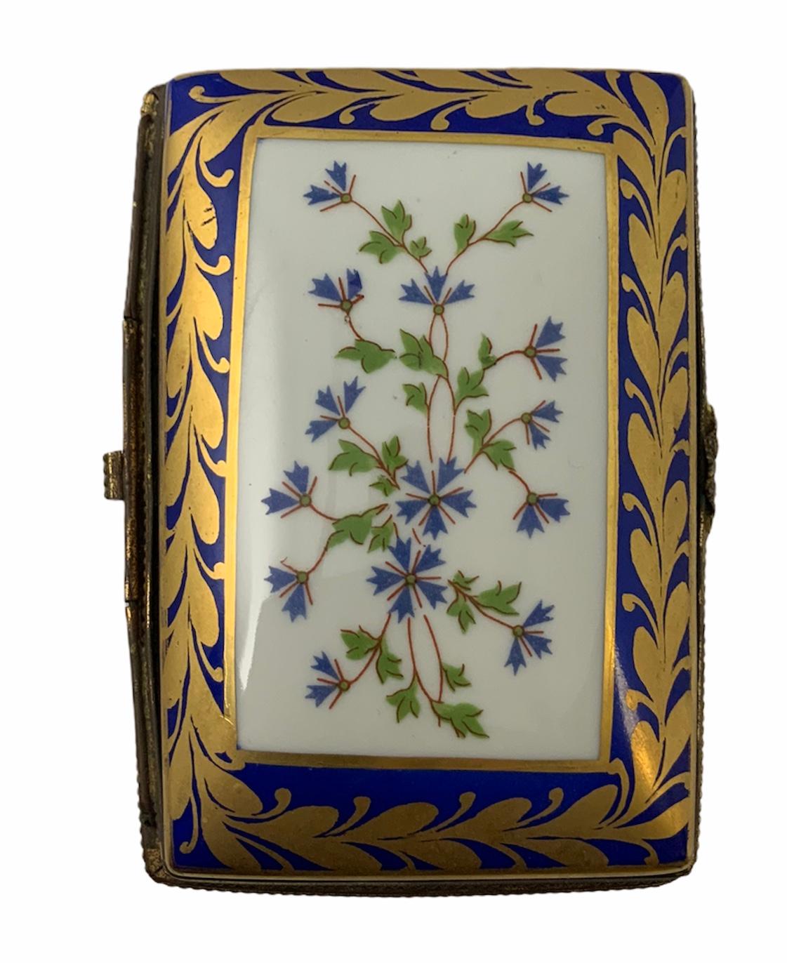 Limoges Gilt Porcelain Rectangular Box 4