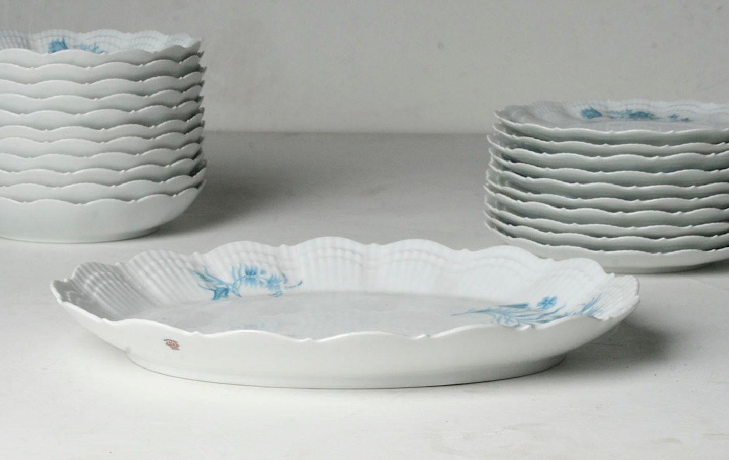 Service Giraud de Limoges, porcelaine de France, milieu du 20e siècle 6