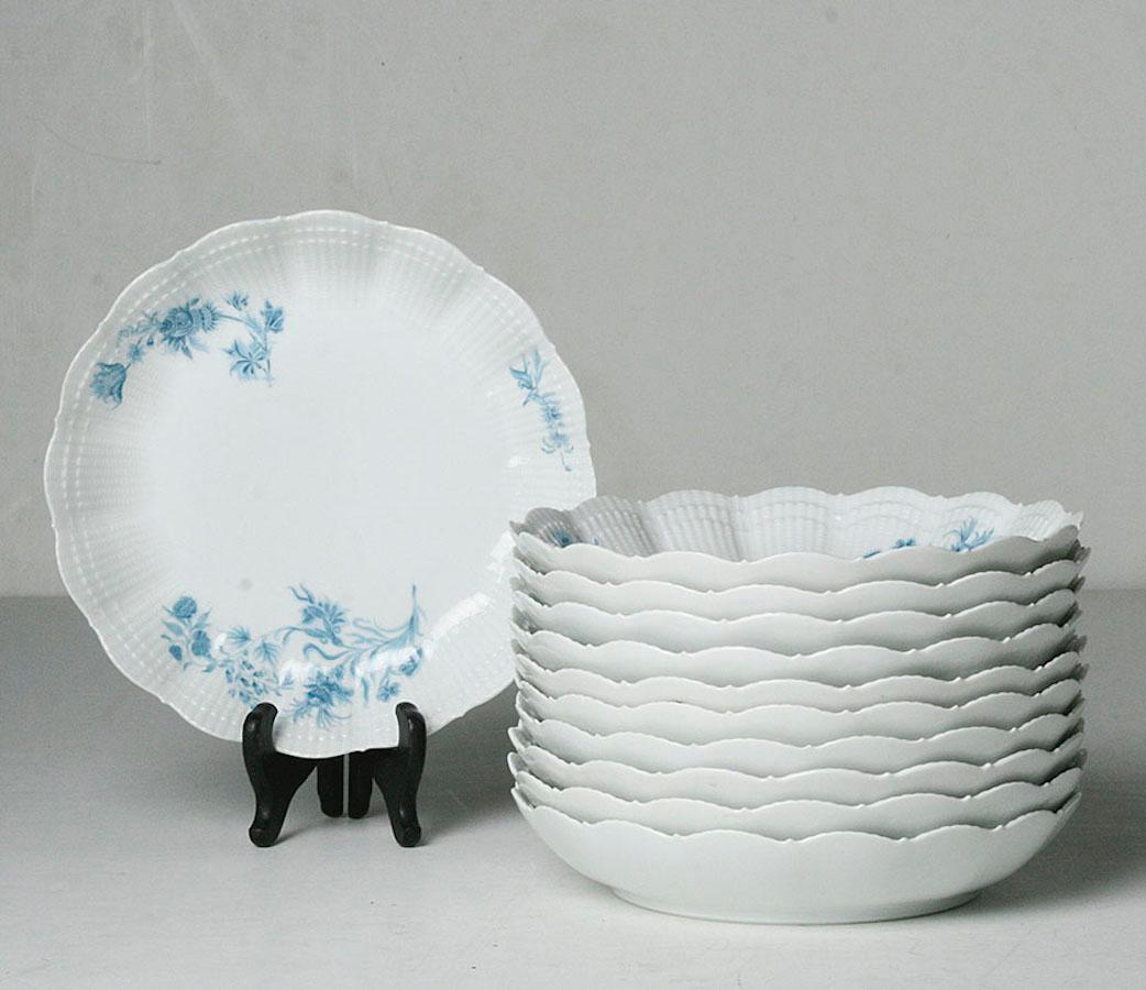 Limoges Giraud Service, Porcelain from France, Mid-20th Century 9