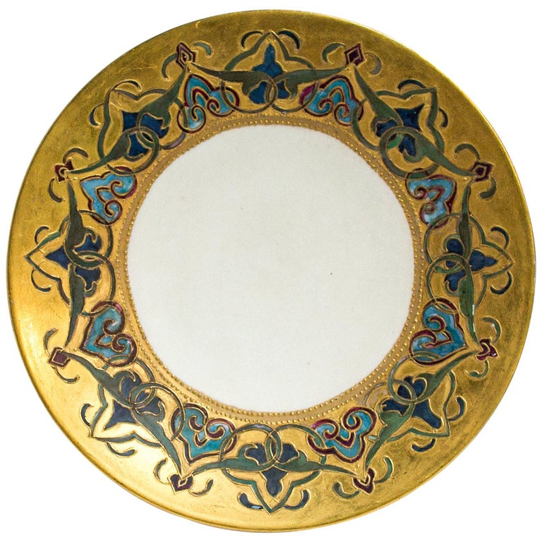 Limoges Hand Painted Plate at 1stDibs