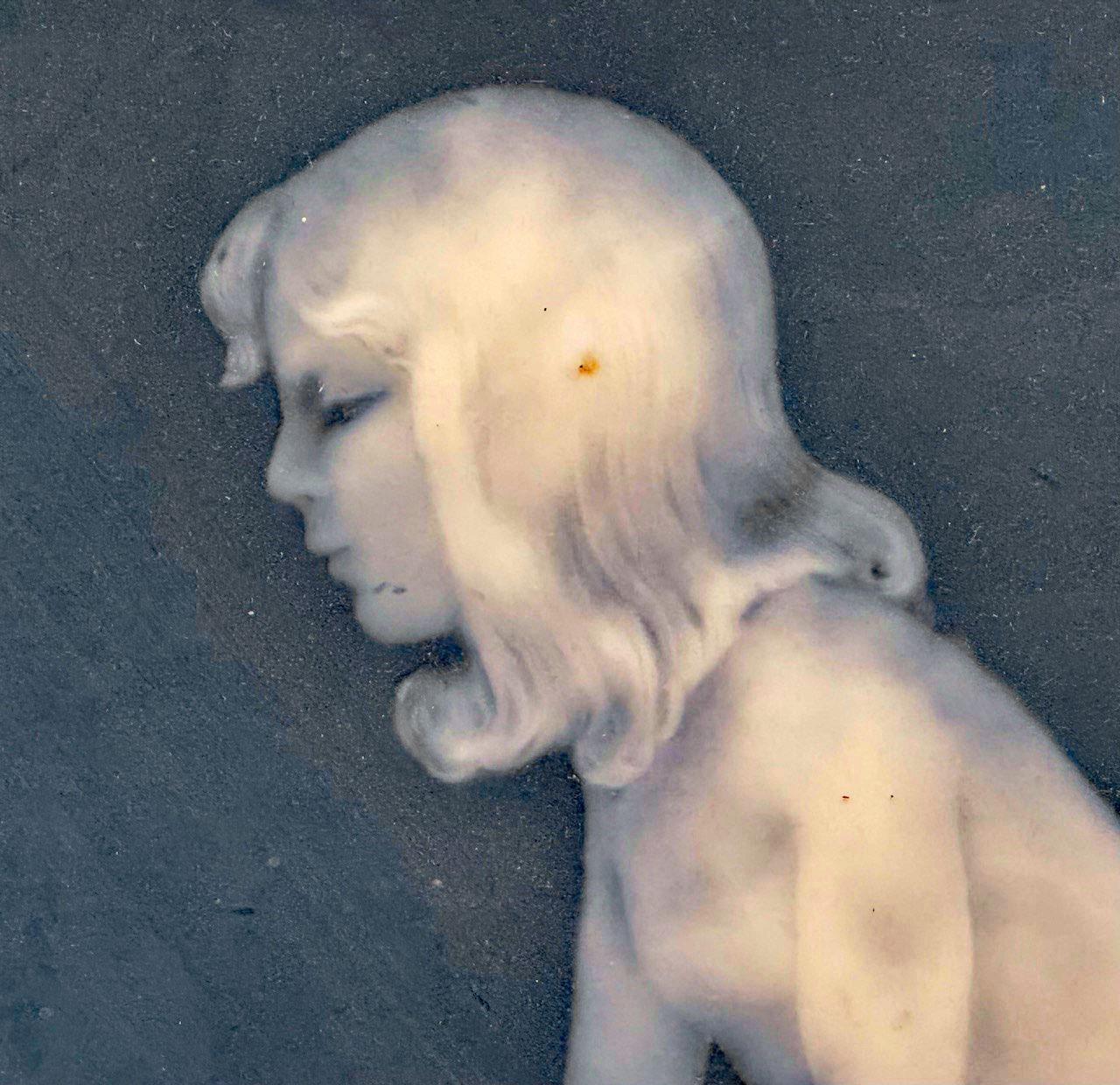French Limoges Pate sur Pate Porcelain Plaque For Sale