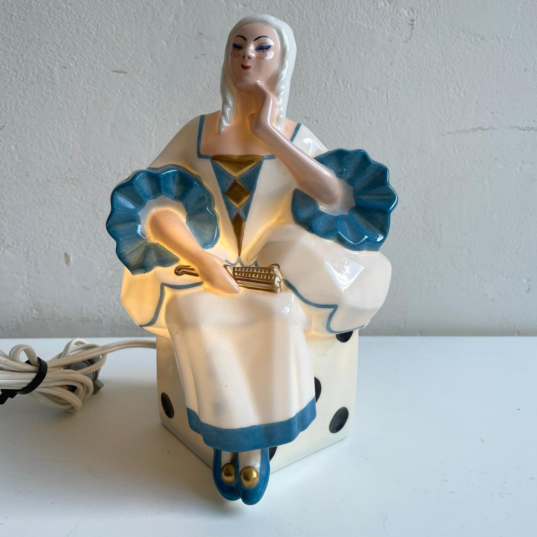 Limoges Parfümlampe Lady Fortune (Rokoko) im Angebot