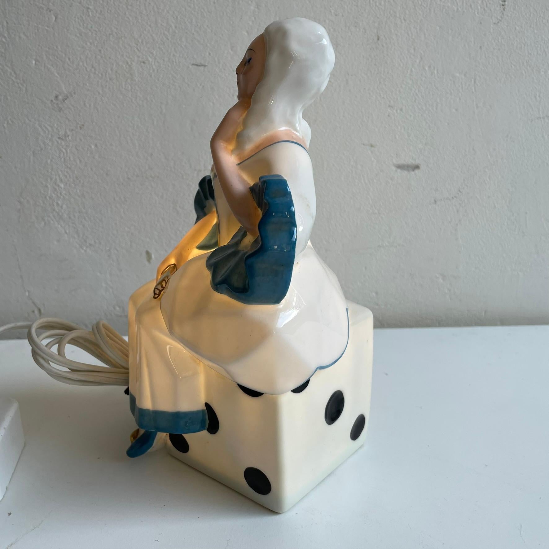 Limoges Parfümlampe Lady Fortune (Französisch) im Angebot