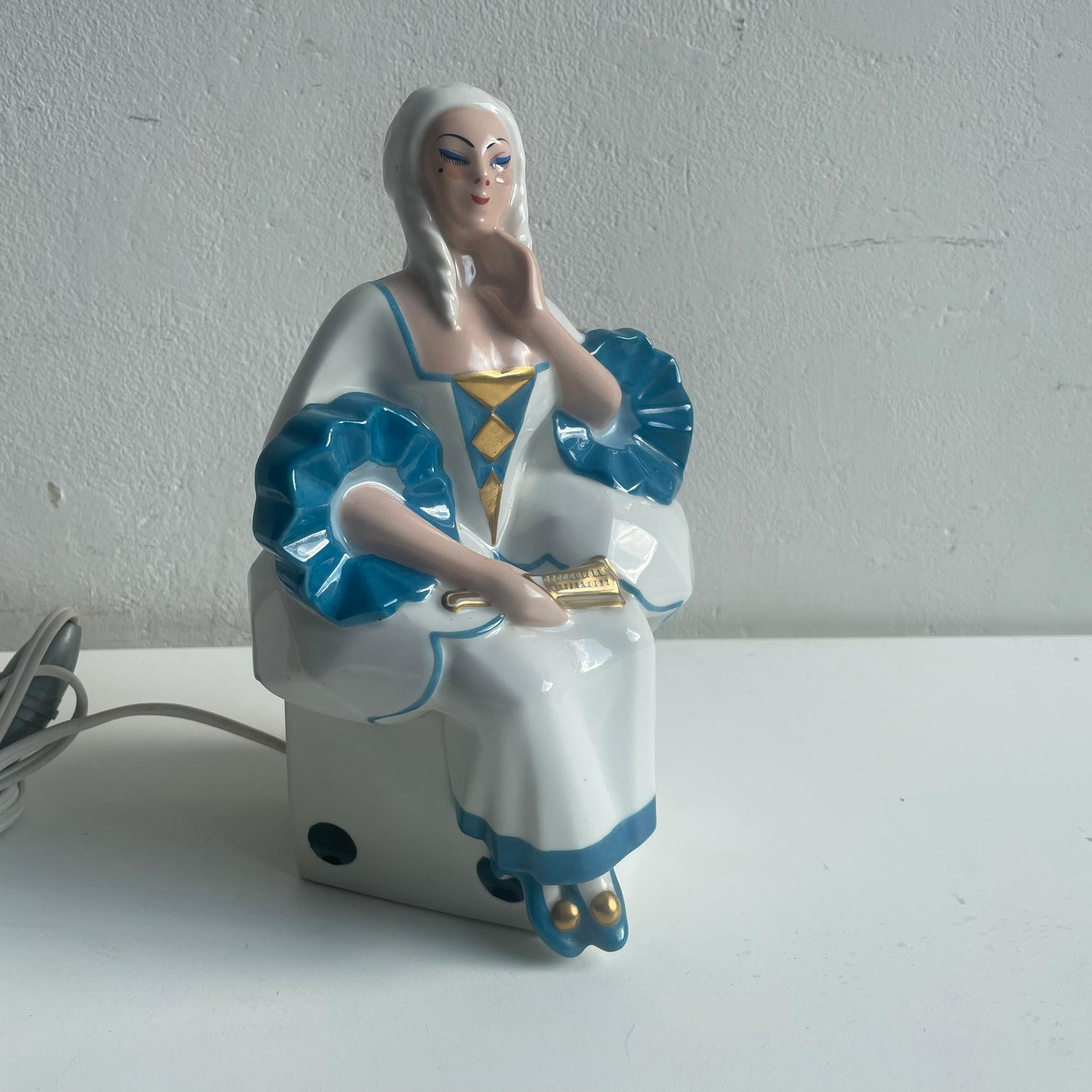 Limoges Parfümlampe Lady Fortune im Zustand „Gut“ im Angebot in DOORWERTH, NL