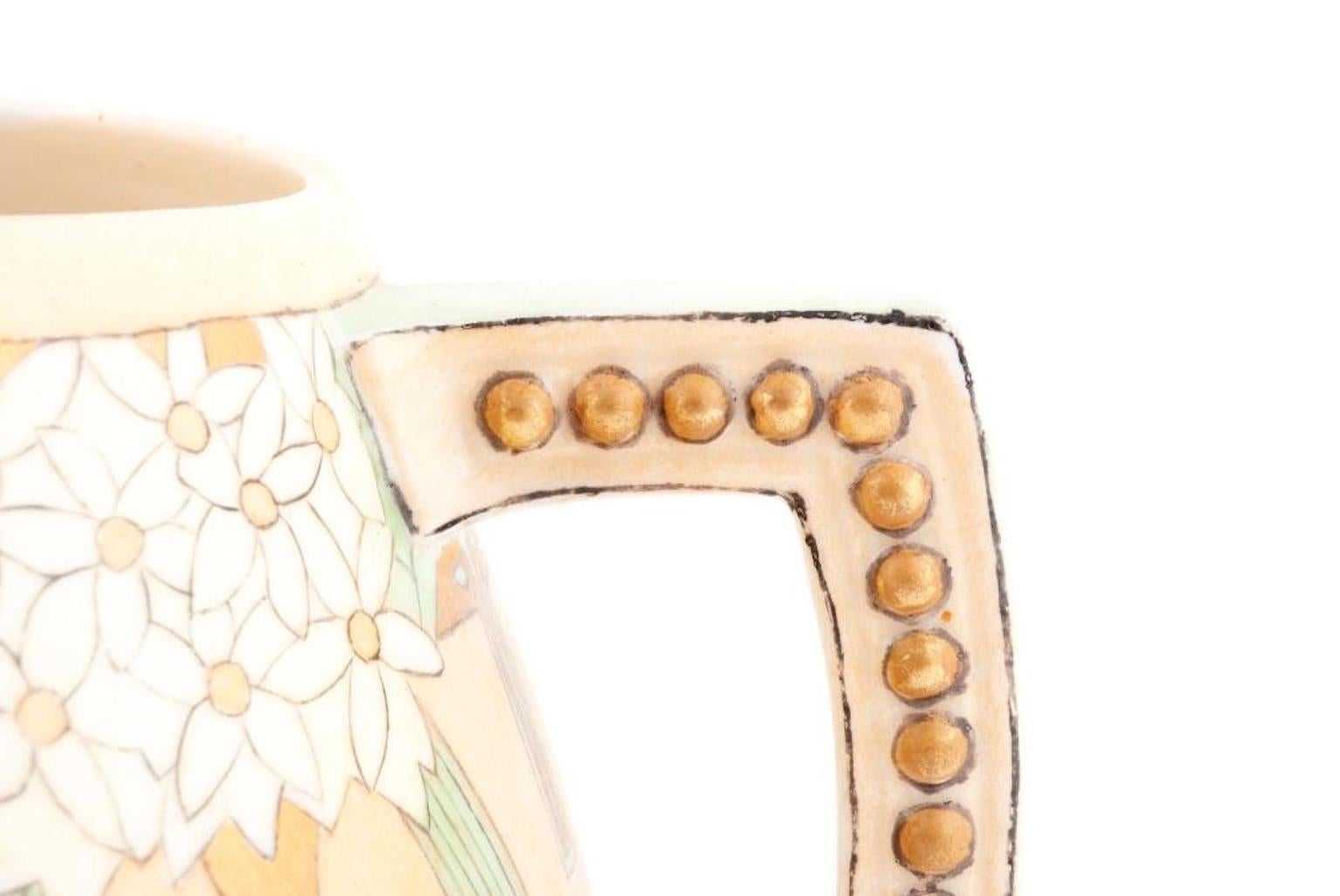 Porcelain Limoges Pitcher by Jean Pouyat