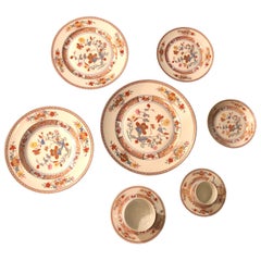 Limoges Pondicherry Complete Dinner Service for Six, Nine Piece Each, French