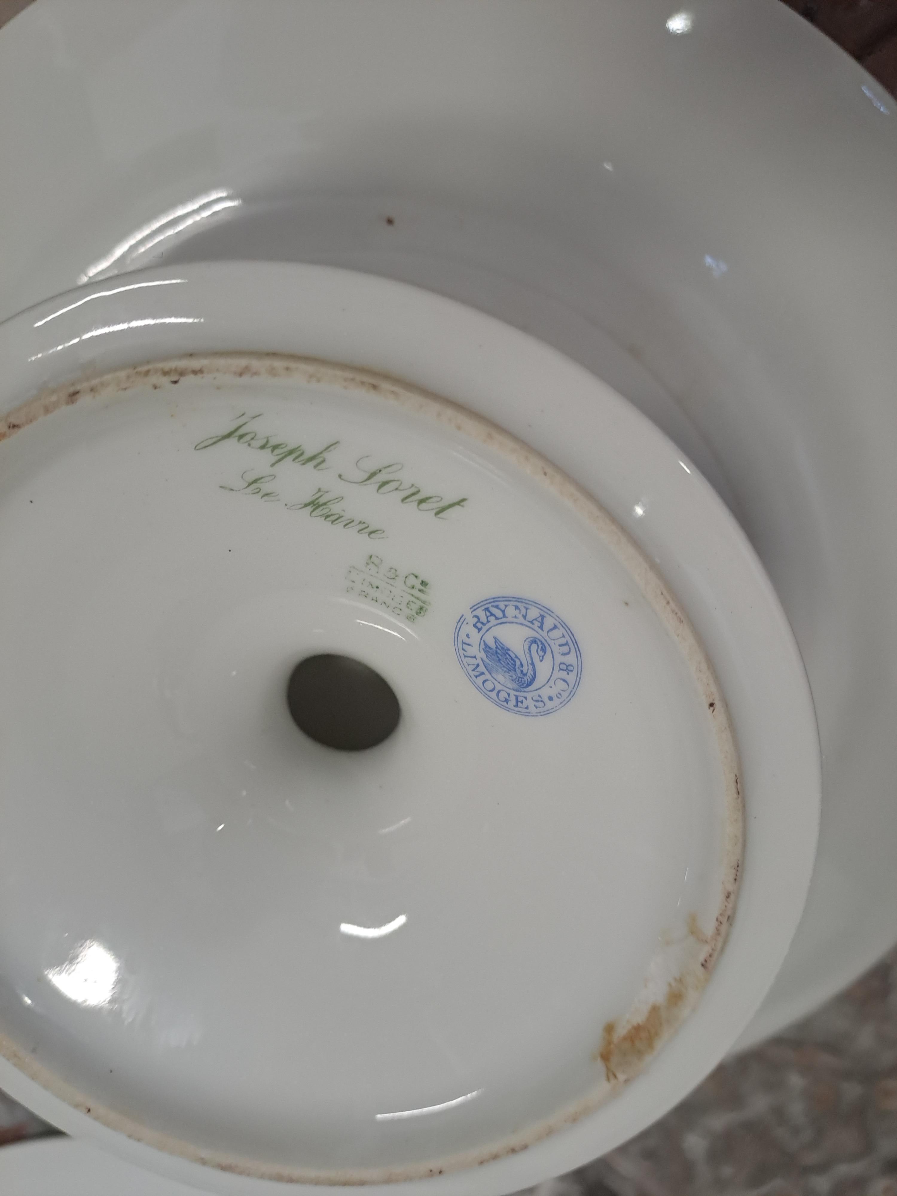Limoges Porcelain Cake Service - Chineese Decor 8