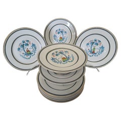Limoges Porcelain Cake Service - Chineese Decor