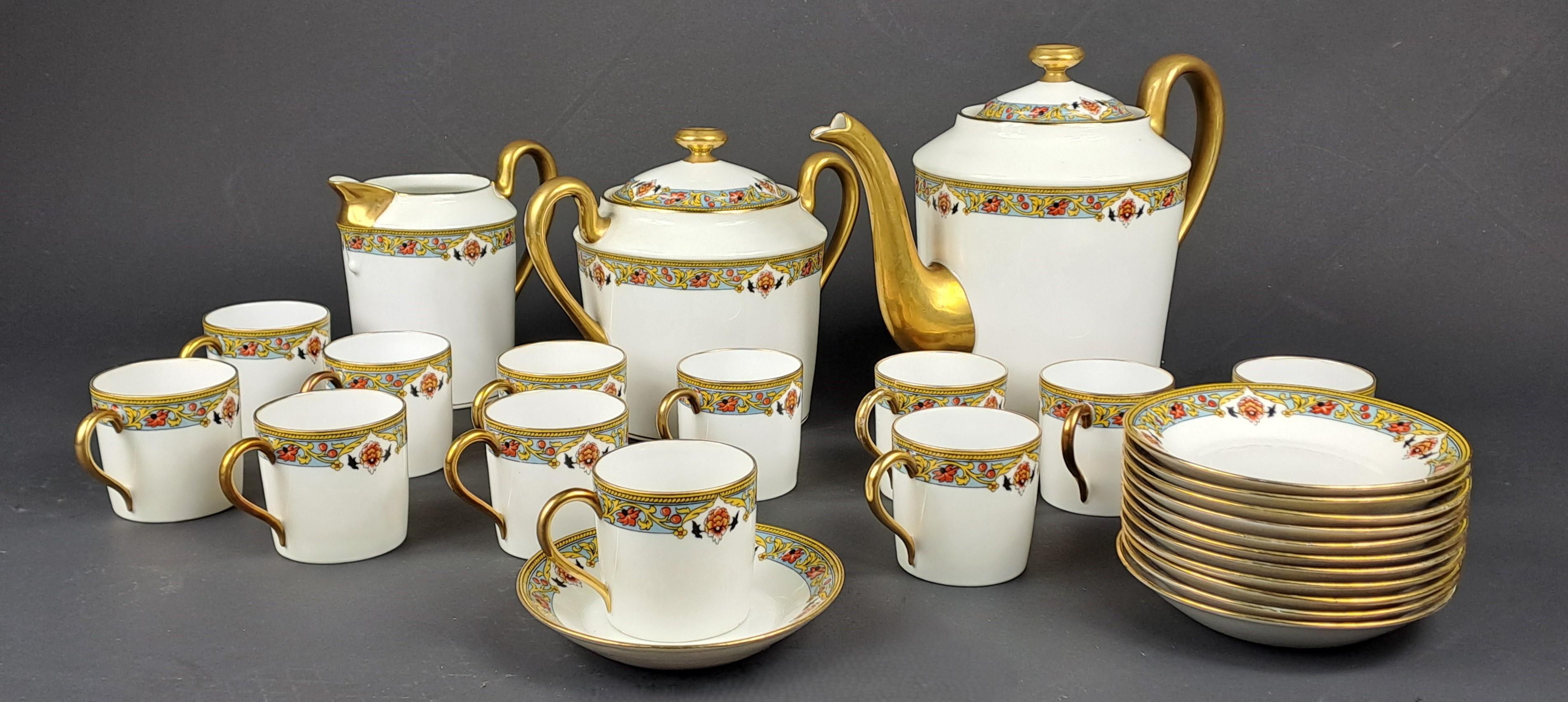Français Service à café de Limoges - 12 personnes en vente