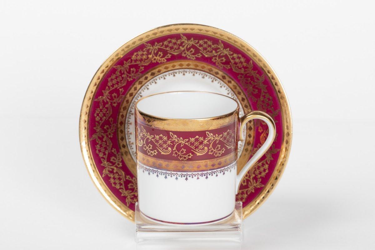 Napoleone III Servizio da caffè in porcellana di Limoges della metà del XX secolo in vendita