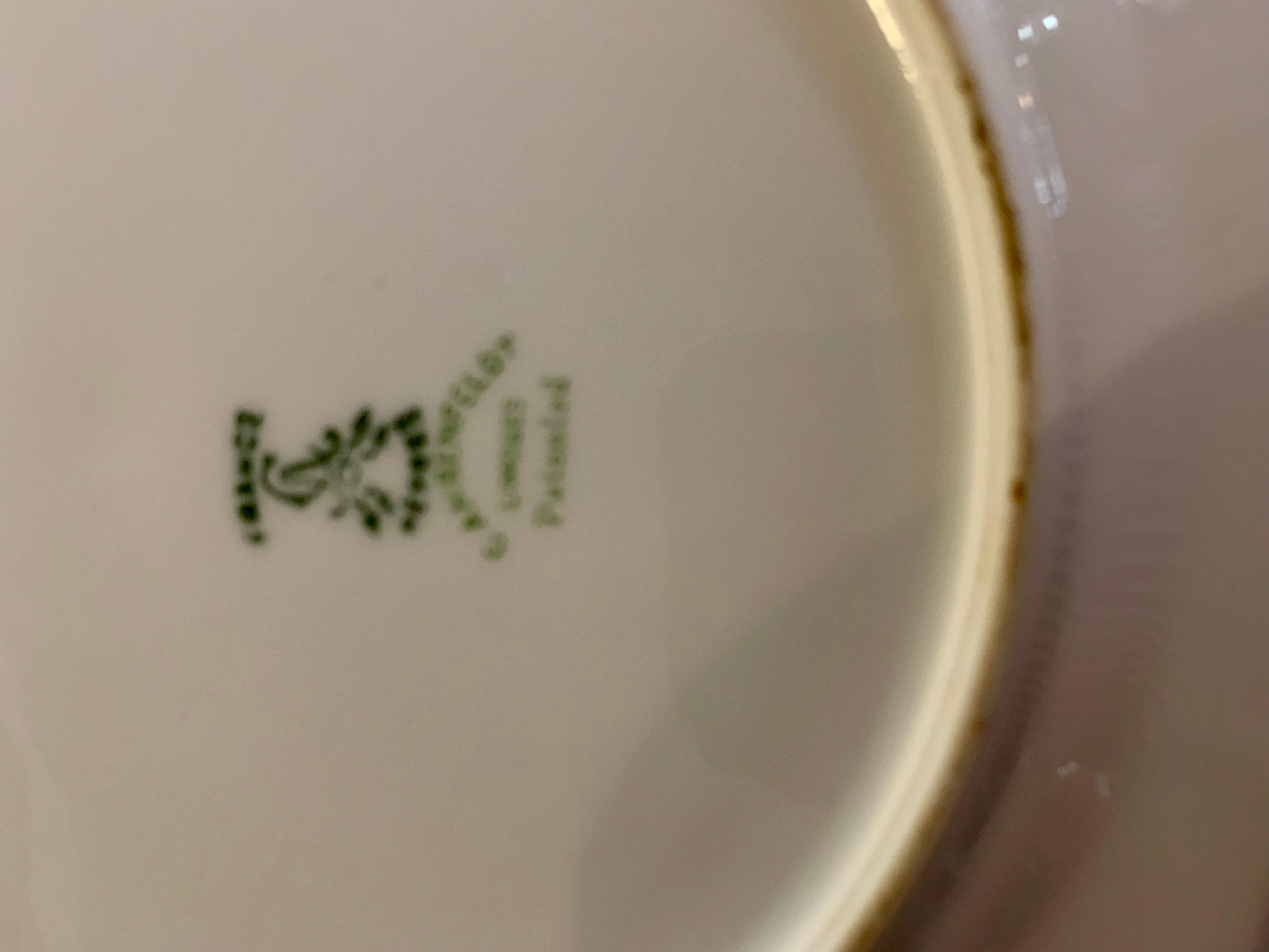 Limoges Porcelain Dinner Service Fine China Service 1916 Extensive 105 Pieces 6