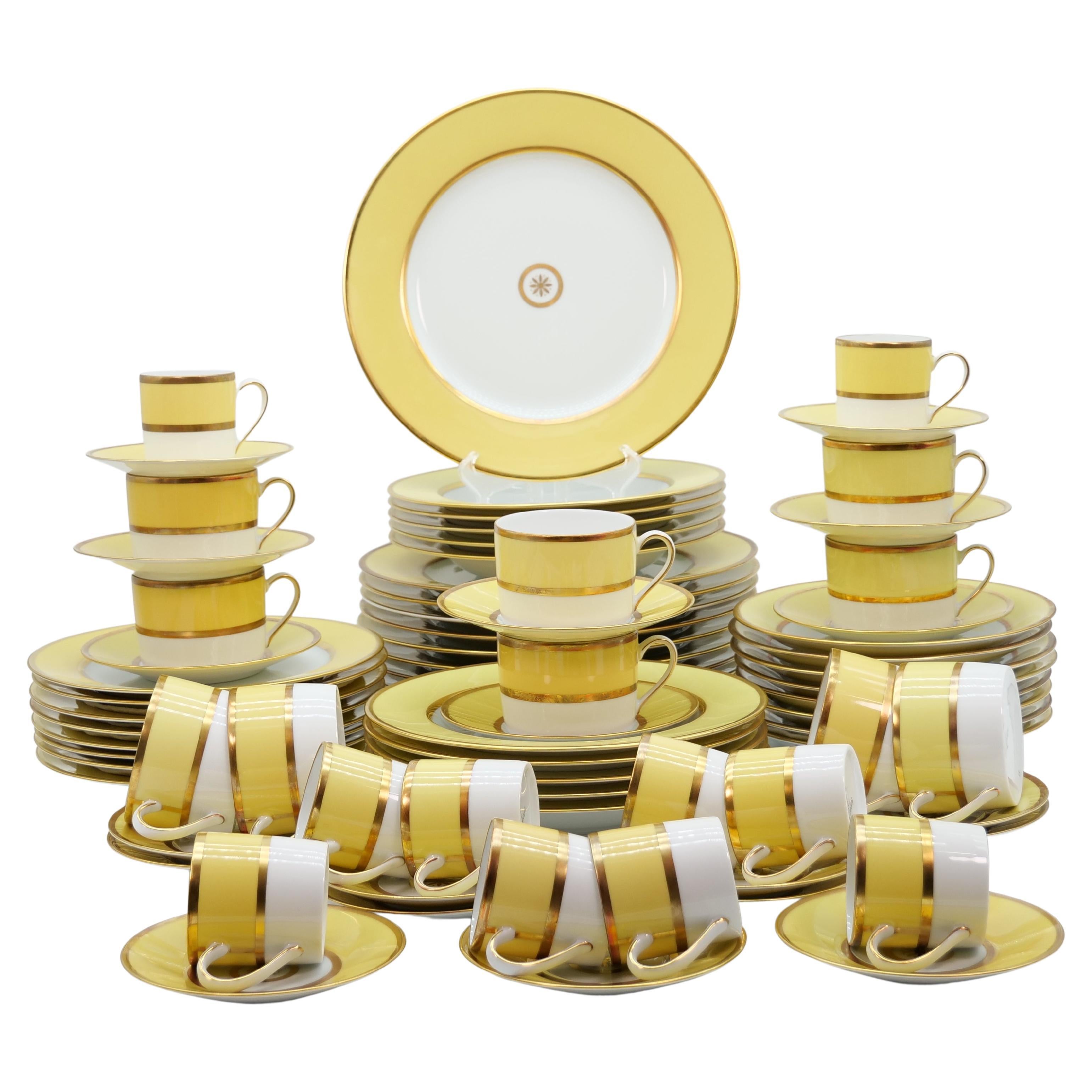 Limoges Porcelain Dinner Service For Ten People 2