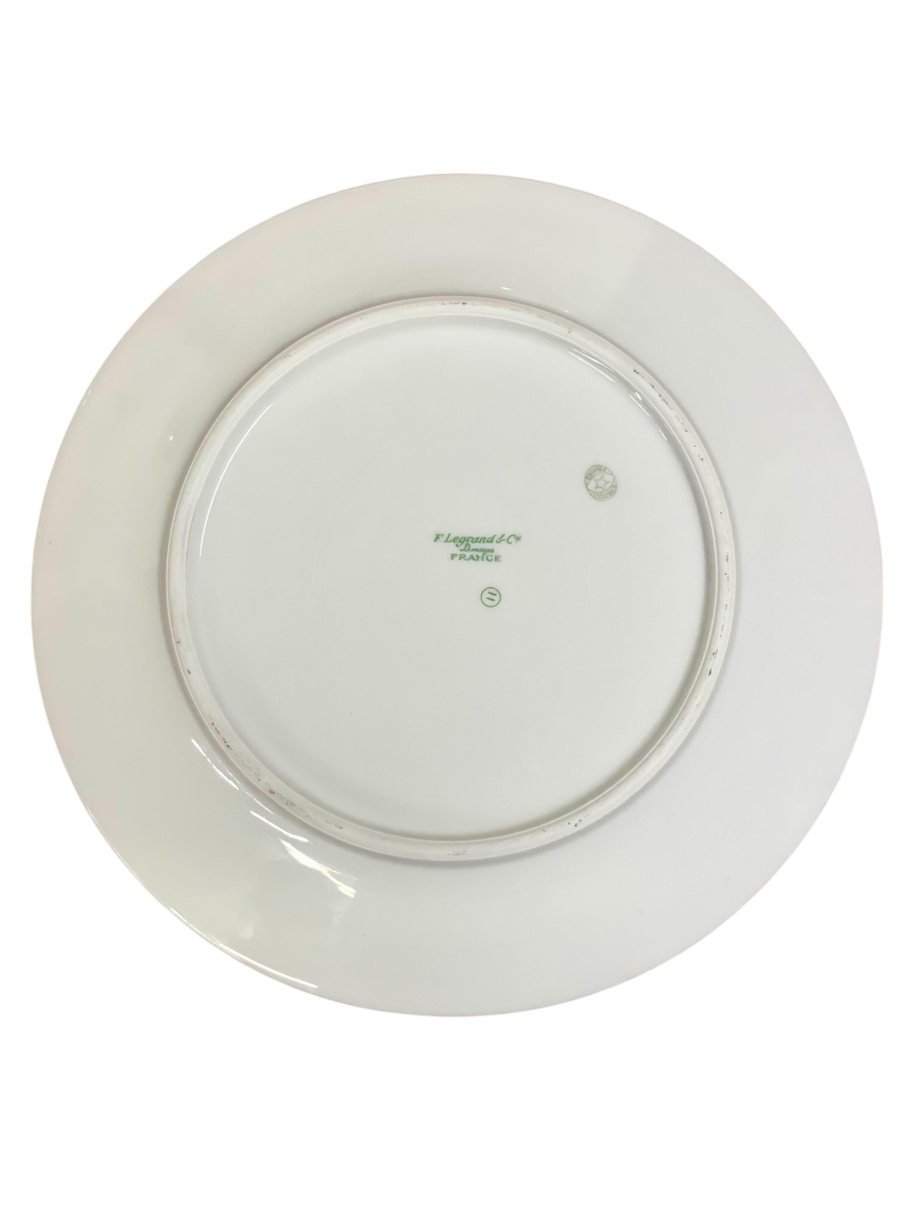 Vajilla de Porcelana Limoges de F. Legrand & Cie - 68 Piezas Dorado en venta