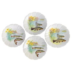 Limoges Porcelain Fish Set