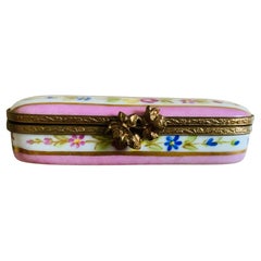 Limoges Porcelain Needle Trinket box