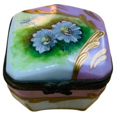 Limoges Porcelain Octagonal Trinket box