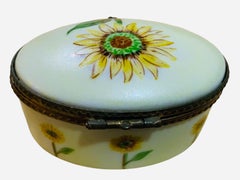 Limoges Porcelain Oval Trinket box