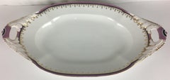 Set of 6 Limoges Porcelain Serving Dishes, Platters, Bowl and Gravy Boats Set