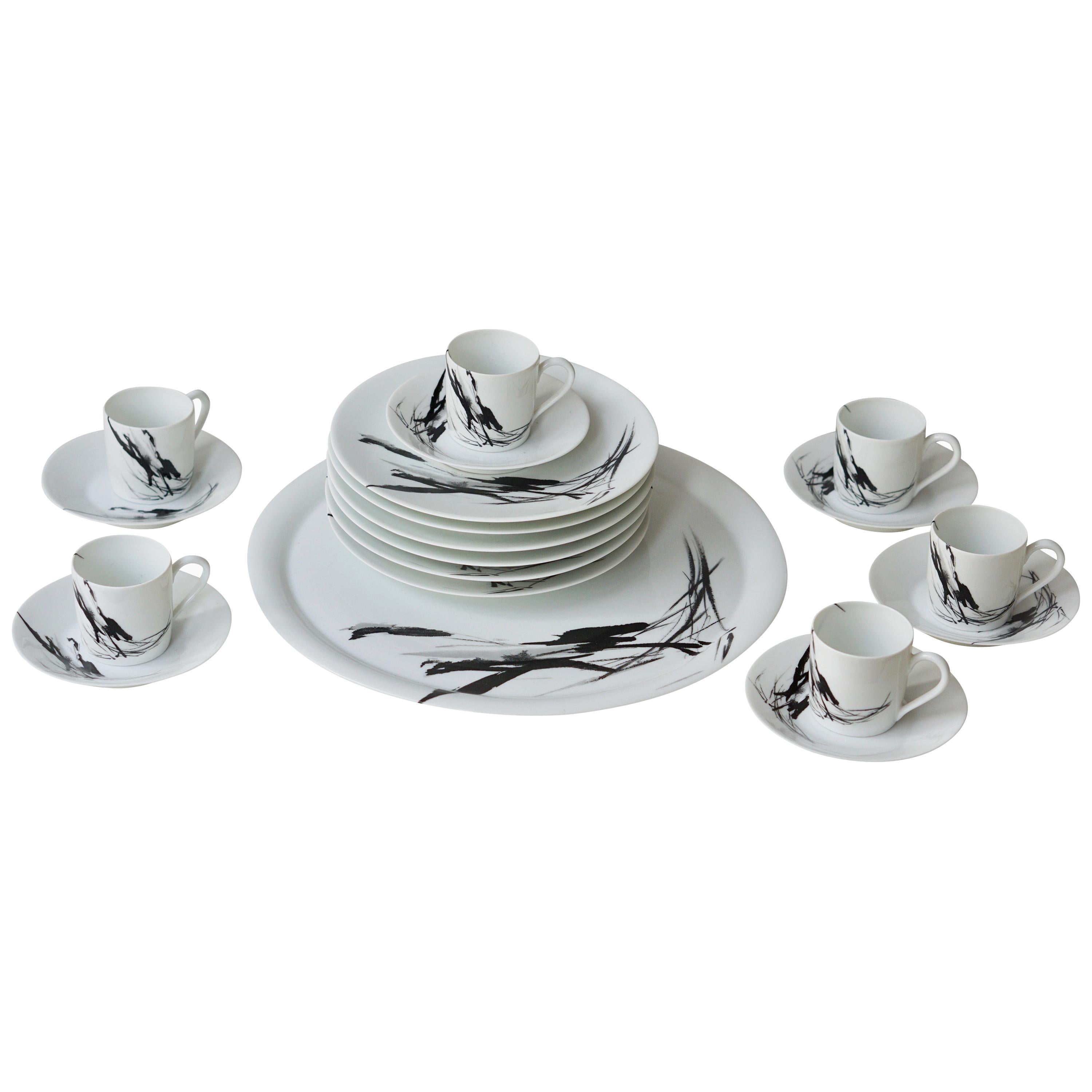 Limoges Porcelain Tea and Coffee Service by Pierre Cardin